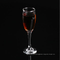 Haonai bulk and high quality 100-200ml glass Champagne goblet champagne flute crystal champagne glass